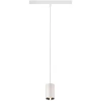 SLV 1006773 NUMINOS XS 48V TRACK, DALI, Pendelleuchte, weiß / chrom, 8.7 W, 650 lm, 2700 K, CRI 90, 40°