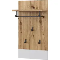 Vicco Wandgarderobe Selena Weiß/Artisan 44 x 83 cm, Model 50046