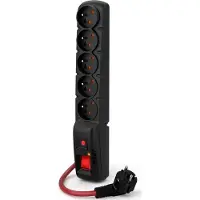 Acar F5 POWER Black 5 AC outlet(s)