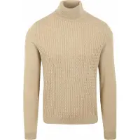 Suitable Rollkragen Cable Beige