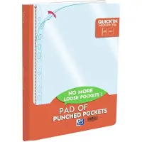 Oxford Quick In Prospekthüllen DIN A4 Glasklar Transparent 50 Mikron