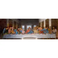 Bluebird Puzzle BLUEBIRD Panoramapuzzle Das letzte Abendmahl 1000 Puppen