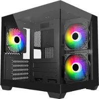 FSP S140-BA, Tower-Gehäuse, (Tempered Glass x 2)