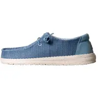 HeyDude Wendy Leinenschuh Blau