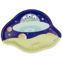 Ergobag Schulranzen-Zubehör Glow In The Dark Klettie Weltall blau