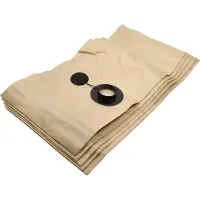 VHBW 5x Filtersack kompatibel mit WAP Alto SQ 651-11, SQ 650-3M, SQ 650-21, SQ 650-1M, SQ 850-11, SQ 690-31 Absauggerät - 36cm x 30cm Sandfarben