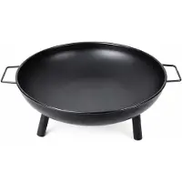 AGA Feuerschale, Feuerkorb, Feuerstelle Garten Ø 58 cm mit Griffen