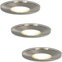 HOFTRONIC™ LED Einbaustrahler 4W 4000K IP44 Aluminium 3er Set