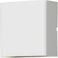 Konstsmide Chieri Wandleuchte . 2x2 LED, weiss, IP54 ‖ 7891-250