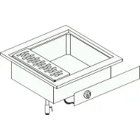 CombiSteel Nudelkocher Drop-In - Elektro, 600 x 600 x 331 mm, 400 V
