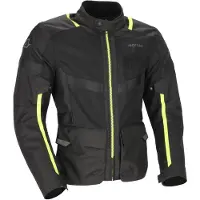 Acerbis Ramsey Vented Long Motorrad Textiljacke, schwarz/gelb, 3XL