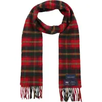 Suitable Herrenschal Kariert Merino Rot