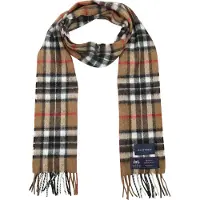 Suitable Herrenschal Kariert Merino Beige