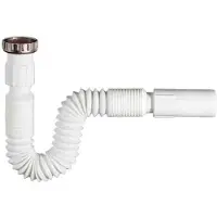 Bigbuy Entlüftungsschlauch Weiß Spülbecken (36,5 x 7,5 cm) (Restauriert A+)