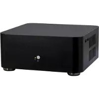 Inter-Tech A80, Small Form Factor (SFF), PC, Schwarz, ITX, Aluminium, 4 cm