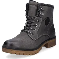 Tom Tailor Damen Schnürboot grau