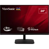 Viewsonic VA2432-H-2, 61 cm (24"), 1920 x 1080 Pixel, Full HD, LED, 1 ms, Schwarz