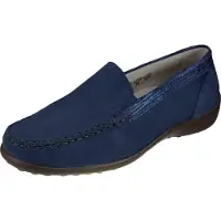 Waldlaufer Mokassins Damen 31383032303230 Blau 38 EU