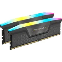 Corsair Vengeance RGB CMH32GX5M2B5600Z40, 32 GB, 2 x 16 GB, DDR5, 5600 MHz, 288-pin DIMM, Schwarz