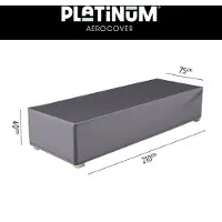 AeroCover Liegeflächenbezug Anthracite (210 x 75 x 40 cm)