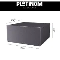 AeroCover Garten Set Abdeckung Anthracite (160 x 150 x 85 cm)