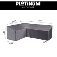 AeroCover Lounge Set Abdeckung Anthracite Left (270 x 210 x 85 x H65/90 cm)