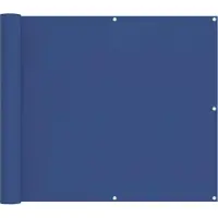 vidaXL Balkonsichtschutz Blau 100 x 800 cm Oxford-Stoff