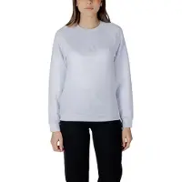 Armani Exchange für Damen. XW000826AF13397U0002 Sweatshirt mit Rundhalsausschnitt und weißem Logo (L), Lässig, Sportlich, Multisport, Vi
