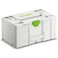 Festool SYS3 L 237, Werkzeugkasten, Grün, Weiß, 27,4 l, 40 kg, Auto, 296 mm