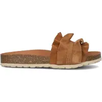 Verbenas Damen Pantoletten Rocio - Camel - Größe 39
