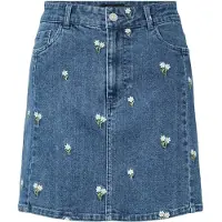 Pieces Pcflora Hw Kurzer Jeansrock | Blau | XL