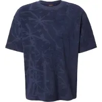 BOSS für Herren. 50559227 Blumen-T-Shirt marineblau (XL), Lässig, Baumwolle, Kurzarm