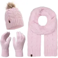 Rock Creek Schal Mütze Handschuhe Set Winterset