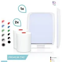 Blanc HYGIENIC SET: Handtuchrollenspender Autocut, Blanc Cosmos + 2 Handtuchrollen PREMIUM TAD - PRODUKTSET