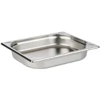 Aps GN 1/2 Behälter, Gastronormbehälter für den professionellen Einsatz, Maße (B x L x H): 32,5 x 26,5 x 5,5 cm, 2,8 Liter