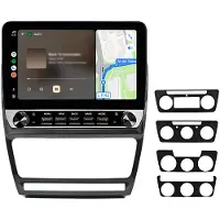 AWESAFE Android Radio 2+64GB für Skoda Octavia II ab 2008 Navi mit Tasten Carplay RDS WIFI DSP GPS DAB+