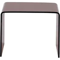 Vente-unique Nachttisch Suzana Transparent Braun 50 cm