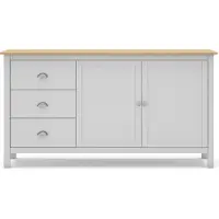 CALICOSY Sideboard MISTI in Weiß - (W) 150 x (H) 80.5 x (L) 40 cm | Gr.: onesize