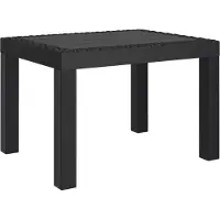 Syfax Gartentisch Anthrazit 59x47x40 cm PP