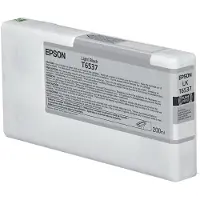 Epson T6537 Light Black-Tintenpatrone (200 ml), Standardertrag, Schwarz, Tinte auf Pigmentbasis, 200 ml, 1 Stück(e), Einzelpackung