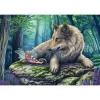 Schmidt Spiele 59714 Wolf und Elfe Puzzle, 500 Teile, 500 Stück(e), 10 Jahr(e)