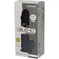 Silexd Premium Silicone Dildo Model 4 - 21,5 cm Zwart 1 St Sonstige