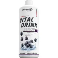 Best Body Nutrition Vital Drink Zero - Schwarze Johannisbeere - 1000 ml Flasche