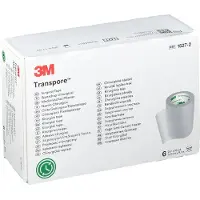 3M Transpore 5 cmx9,1 m Pflaster 6 St