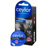 Ceylor Blauband Präservativ mit Reservoir 12 Stk St Kondome