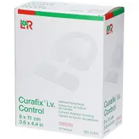 Lohmann & Rauscher Curafix i.v. Control Kanülenfixierpfl.9x11 cm 50 St