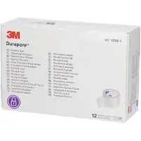 3M Durapore Silkpflaster 2,5 cmx9,1 m Rolle 12 St Pflaster
