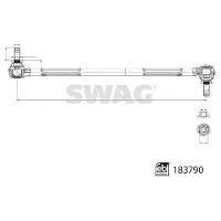 SWAG Koppelstange Stabilisator für HONDA CIVIC X Schrägheck (FC, FK) Vorne Links Vorne Rechts 33 10 9691