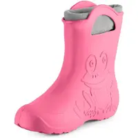 Ladeheid Damen federleichte Eva Gummistiefel Regenschuhe gefüttert LA-CA-12 (Rosa, 40/41 EU)