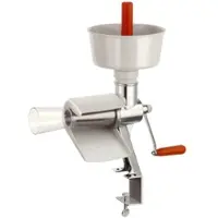 Louis Tellier - Profi-Tomatenmühle / Manuelle Saftpresse großes Modell in Aluminium und Edelstahl - N3031